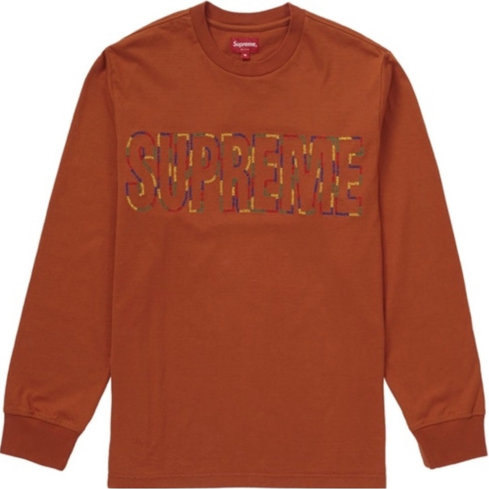 Supreme International L/S Tee (Rust)
